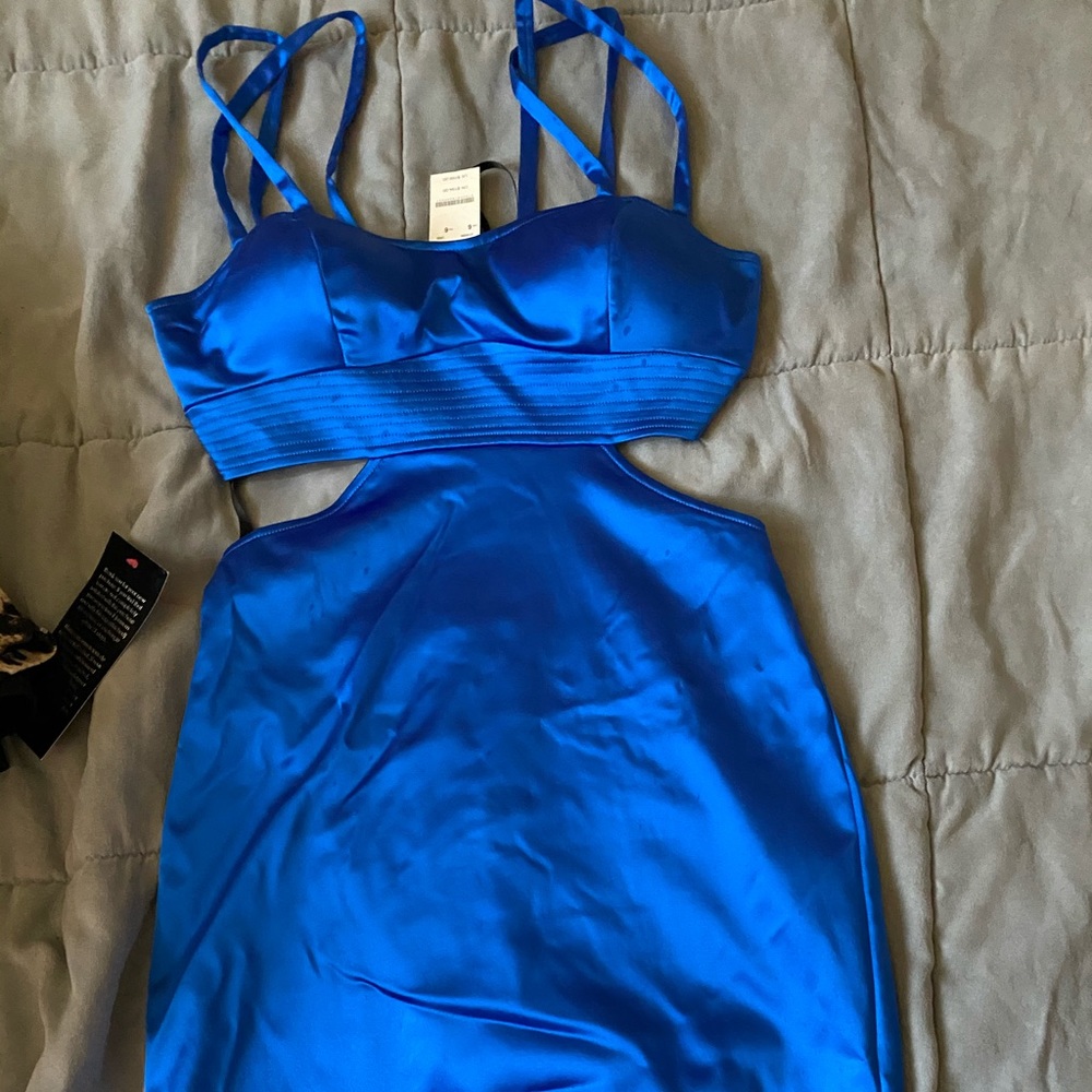 Blue Bebe cocktail dress